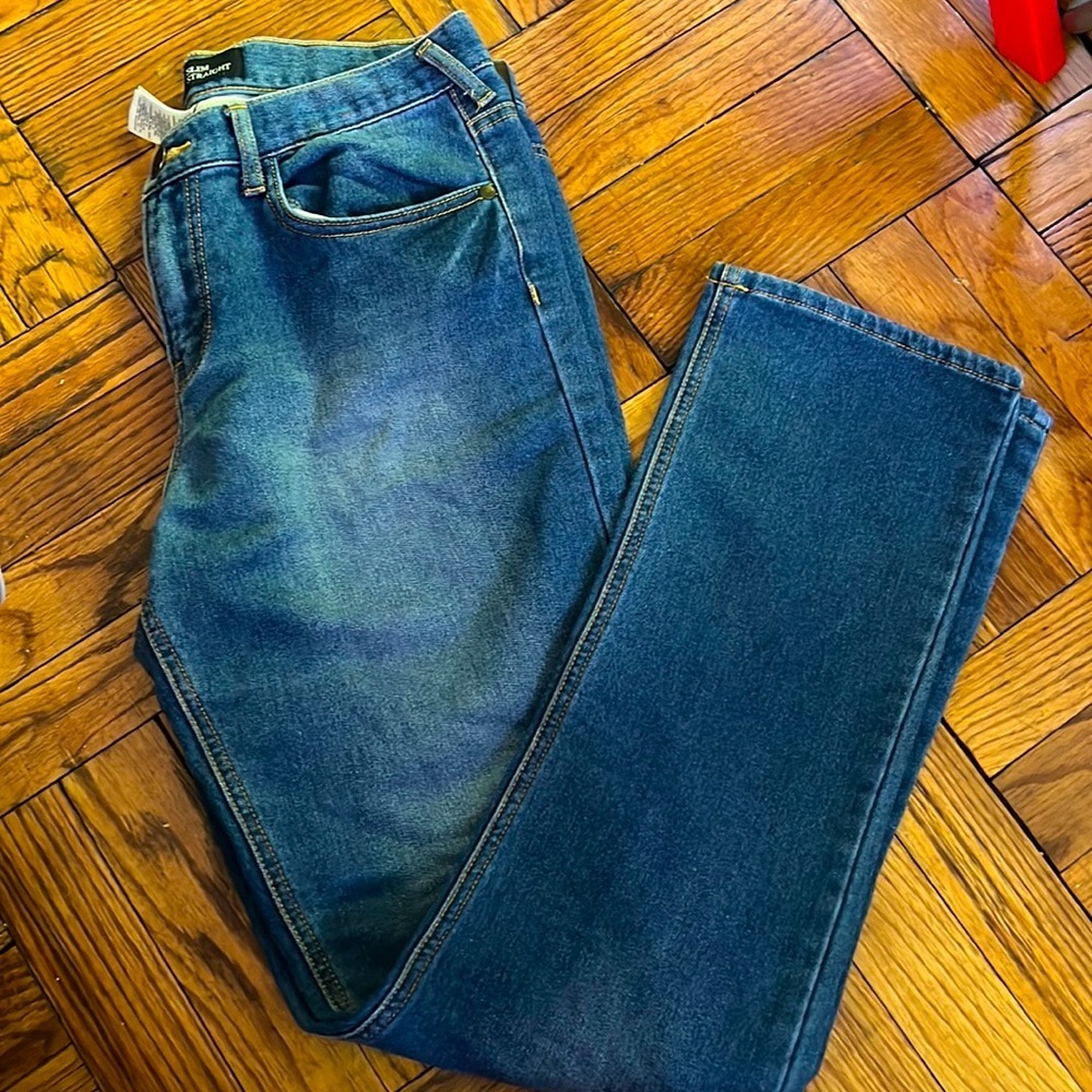 guess slim straight jeans size: 20